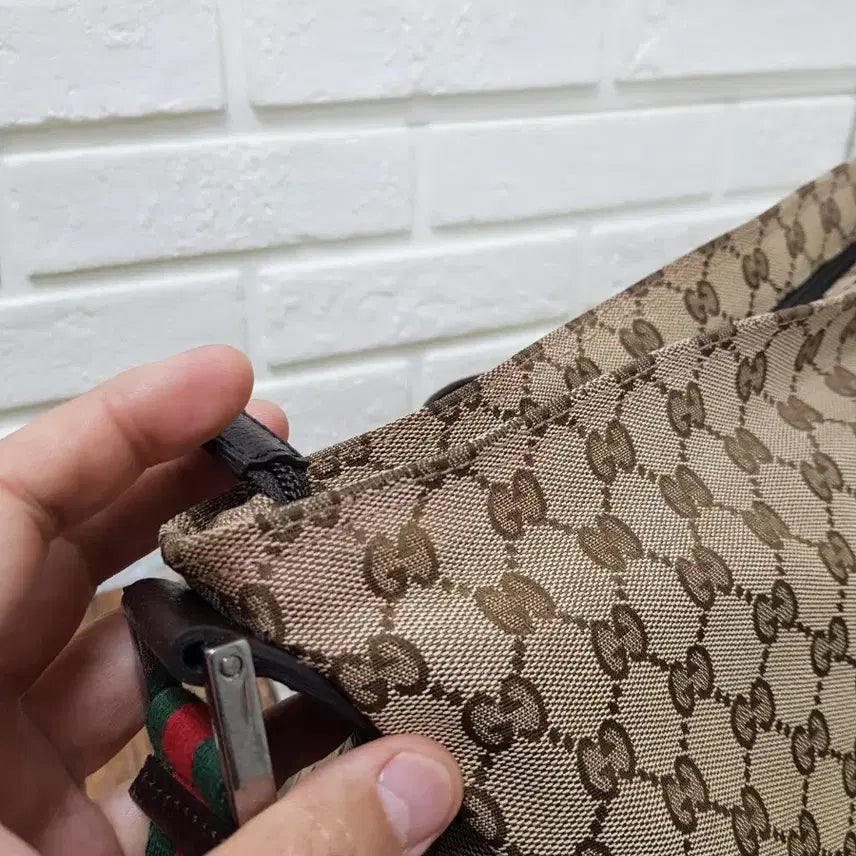 [BUNJANG] Gucci GG Jacquard Shoulder Bag / [정품] Gucci 구찌 gg 자가드 남성숄더백