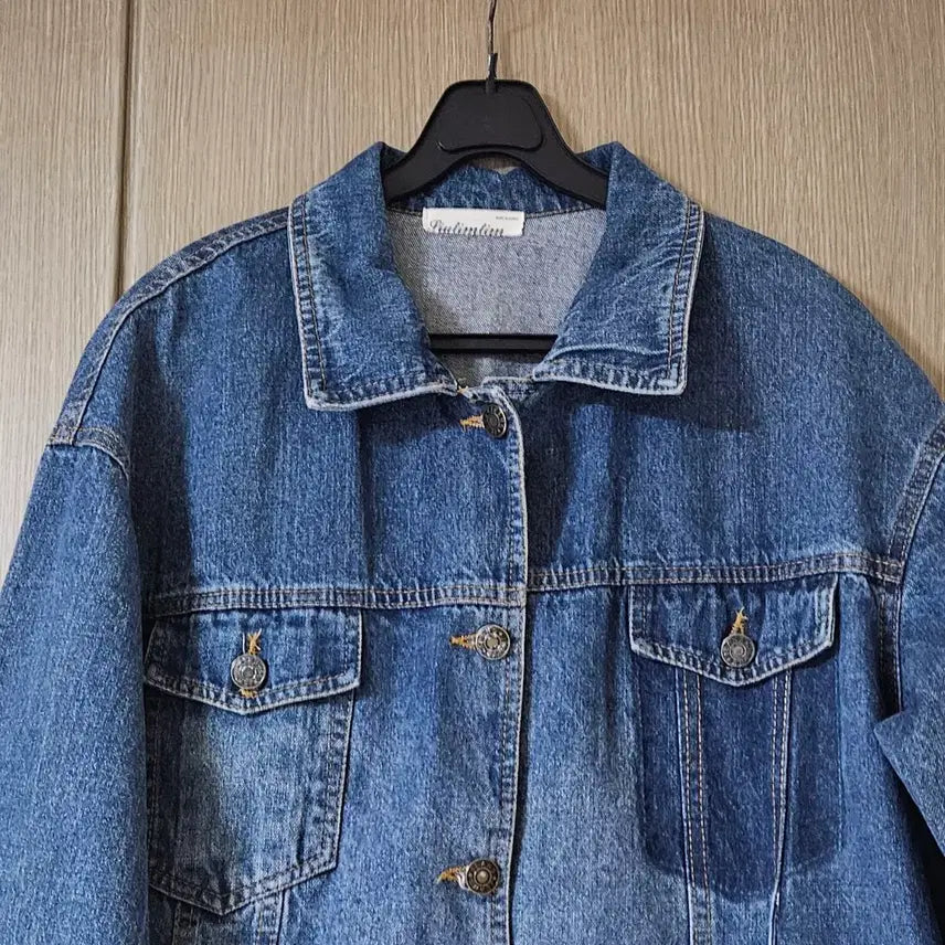 [BUNJANG] Indimdim Denim Jacket M / Indimdim 데님 청자켓 데미지 스타일  M