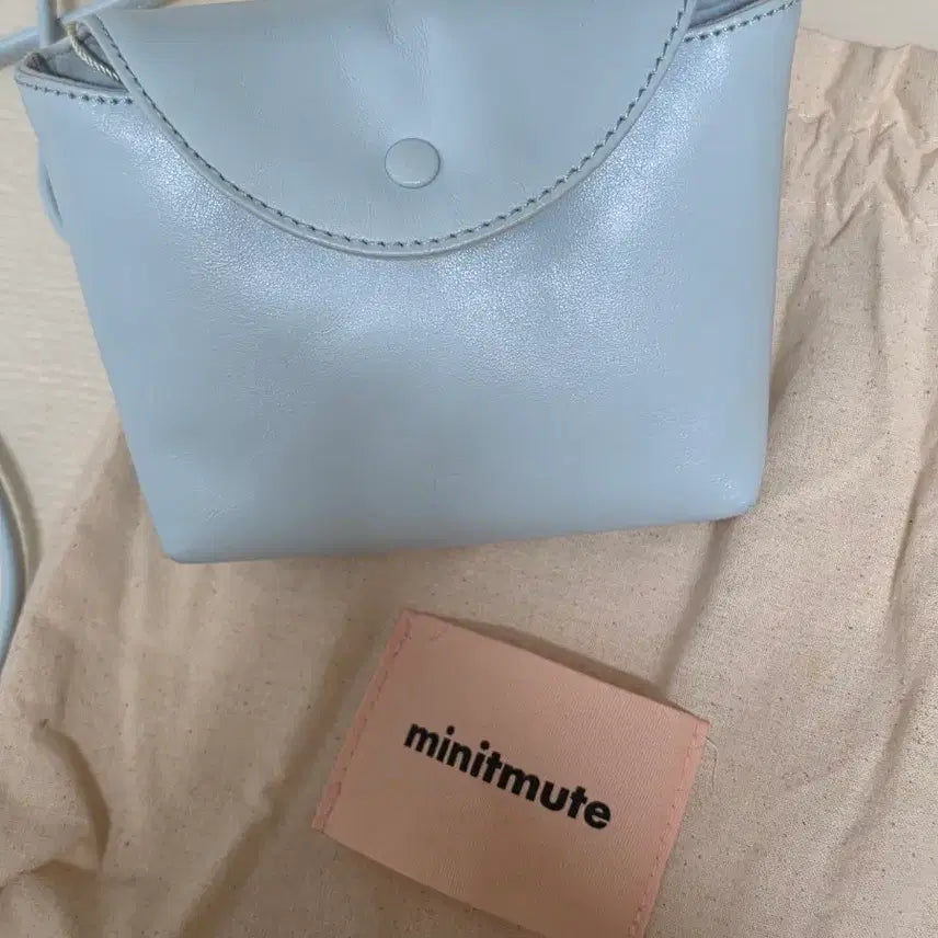 [BUNJANG] Minitmute BERCA Bag Lake Blue Handbag / 미닛뮤트 BERCA BAG 베르카백 레이크블루 가방