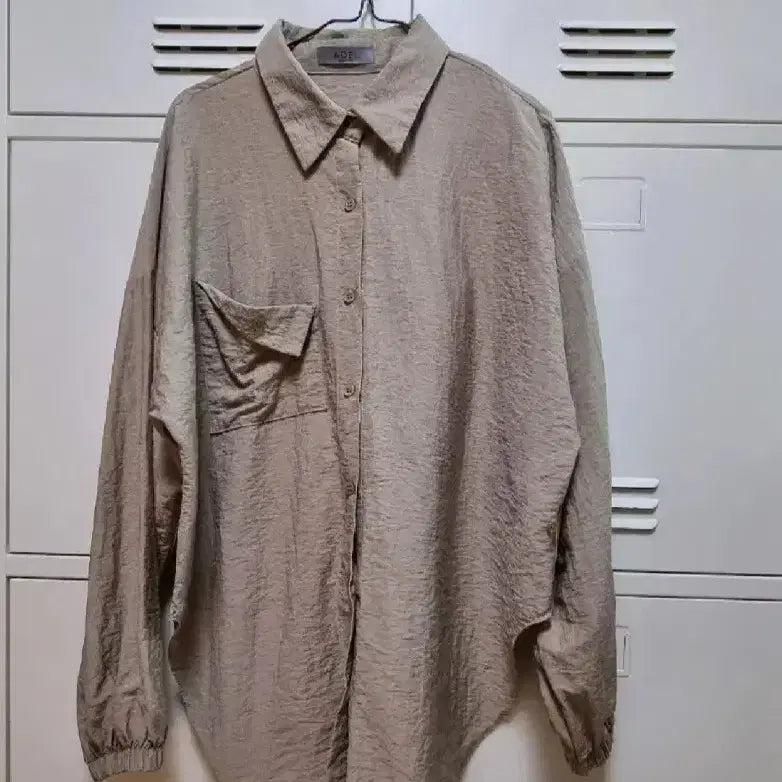 [BUNJANG] Zulrog Beige Two-Way Shirt / 줄로그 투웨이 셔츠 - 베이지, 프리