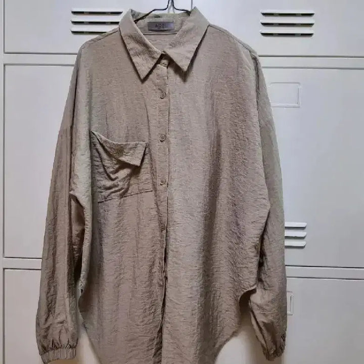 [BUNJANG] Zulrog Beige Two-Way Shirt / 줄로그 투웨이 셔츠 - 베이지, 프리