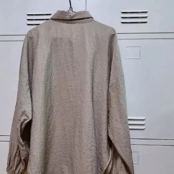 [BUNJANG] Zulrog Beige Two-Way Shirt / 줄로그 투웨이 셔츠 - 베이지, 프리