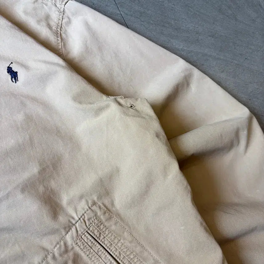 [BUNJANG] Polo Beige Swing Top Jacket / 폴로 정품 베이지 스윙톱 자켓