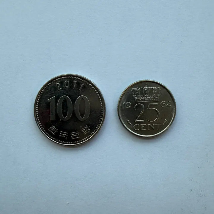 [BUNJANG] Netherlands 25 Cent Coin 1962 / 1962년 네덜란드 25센트 동전 S1767