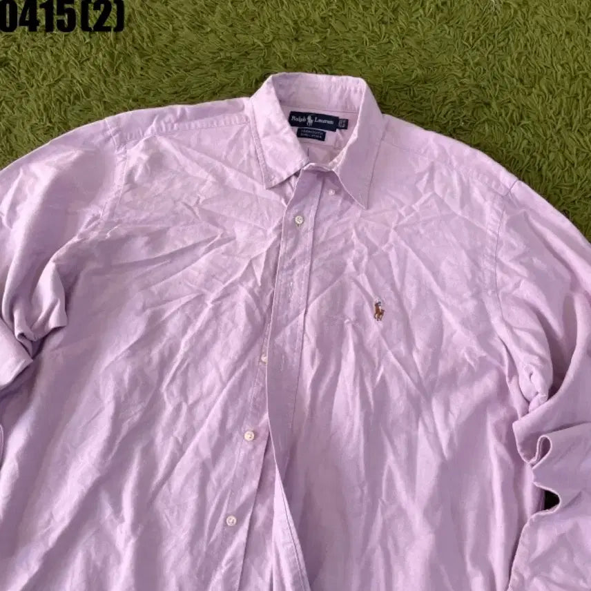 [BUNJANG] Polo Ralph Lauren Lavender Shirt / 폴로 랄프로렌 셔츠 라벤더 남방
