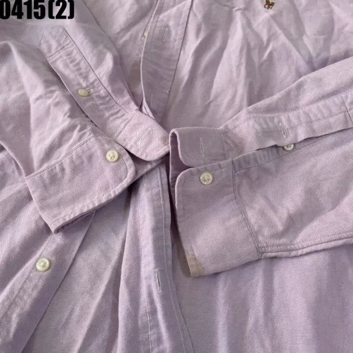 [BUNJANG] Polo Ralph Lauren Lavender Shirt / 폴로 랄프로렌 셔츠 라벤더 남방