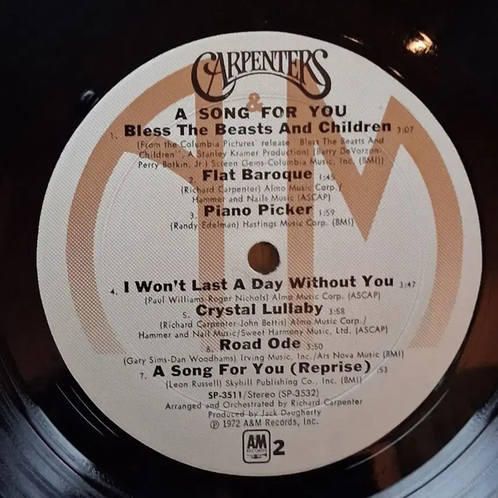 [SOLD OUT] 한국인이 좋아하는 카펜터스 (CARPENTERS) LP
