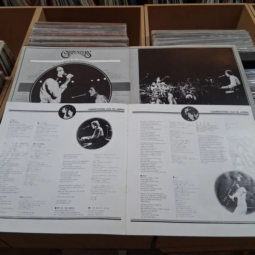 [SOLD OUT] 희귀 카펜터즈 Live in Japan 더블  LP 음반