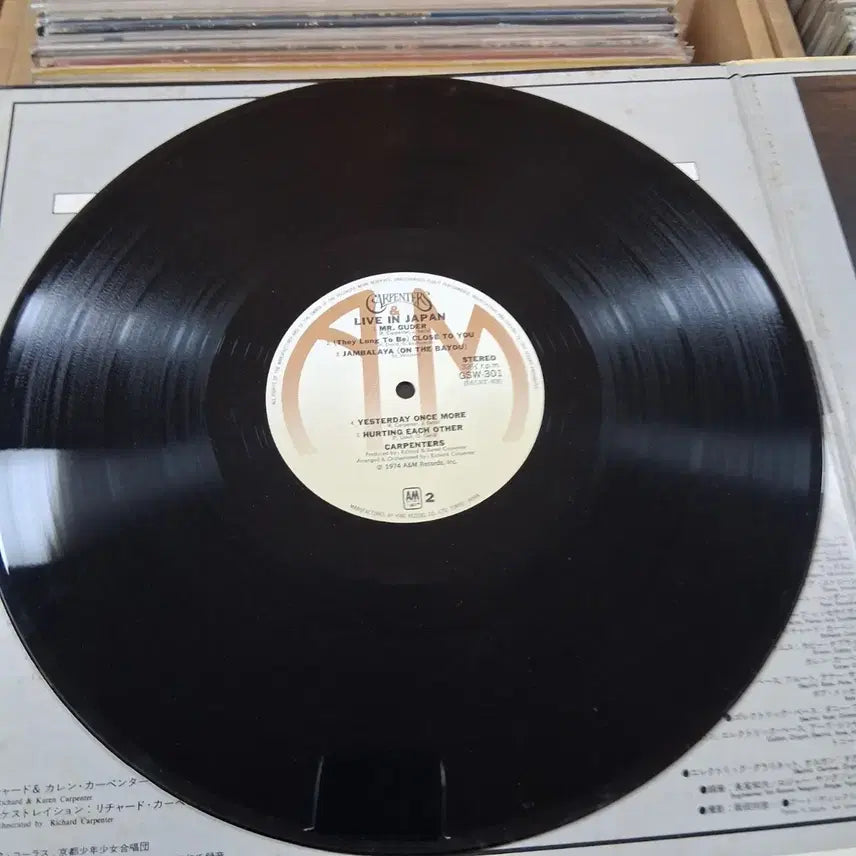 [SOLD OUT] 희귀 카펜터즈 Live in Japan 더블  LP 음반