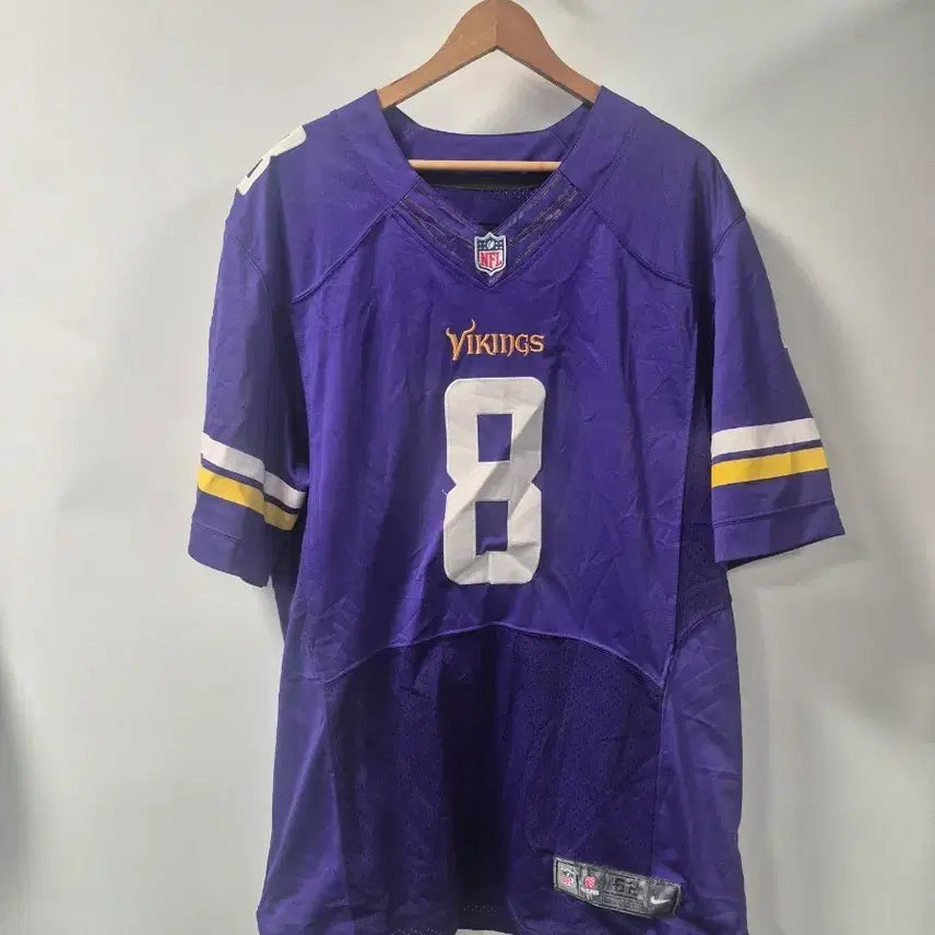 [SOLD OUT] *무료배송* 나이키 XXL사이즈  NFL 바이킹스 8번 반팔(상태A급)