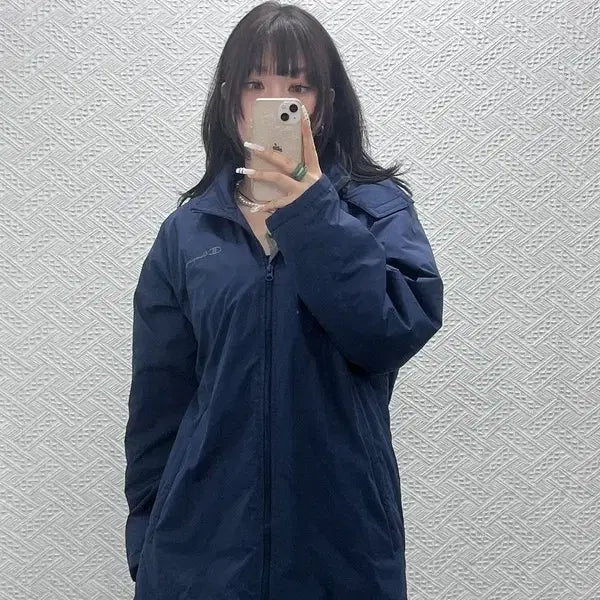 [BUNJANG] Champion Authentic Old School Retro Windbreaker Jacket M / 챔피온 어센틱 올드스쿨 레트로 빈티지 바람막이 자켓 M C10797