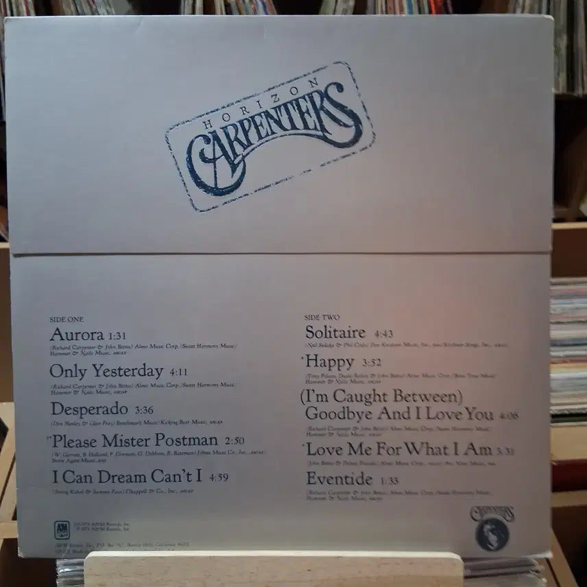 [SOLD OUT] 자켓도 이쁜 Carpenters 카펜터스 LP 레코드