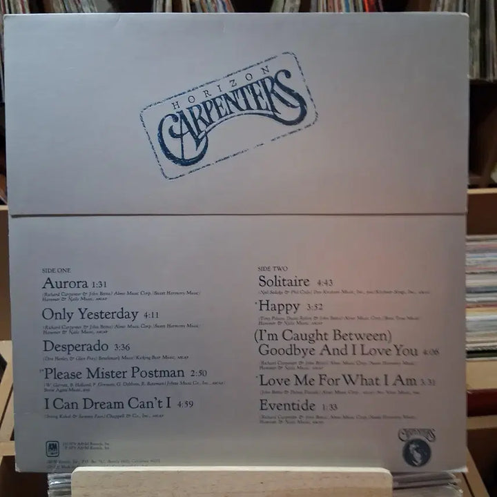 [SOLD OUT] 자켓도 이쁜 Carpenters 카펜터스 LP 레코드