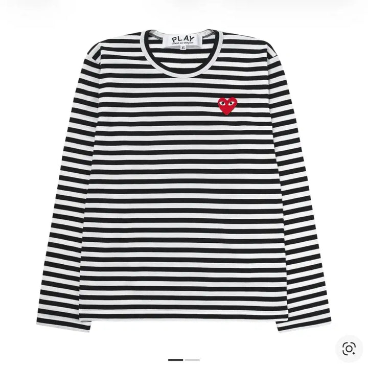 [BUNJANG] Play Comme des Garcons Striped Long Sleeve Shirt / 플레이 꼼데가르송 스트라이프 롱슬리브 s 새상품