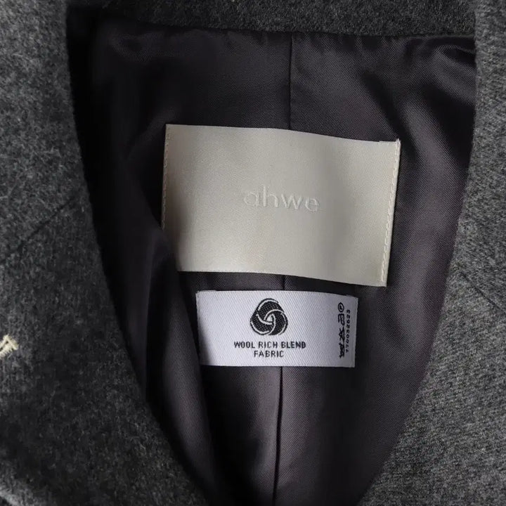 [BUNJANG] AWI 23FW Wool Blazer Jacket Three-Button Short Jacket Gray / (새상품) 아위 23FW 울 블레이저 재킷 쓰리버튼 숏 자켓 그레이