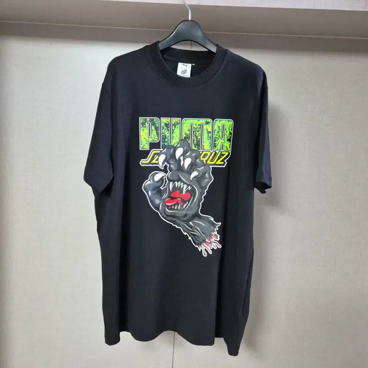 [SOLD OUT] 95-100)푸마 산타크루즈 남성 반팔티 블랙