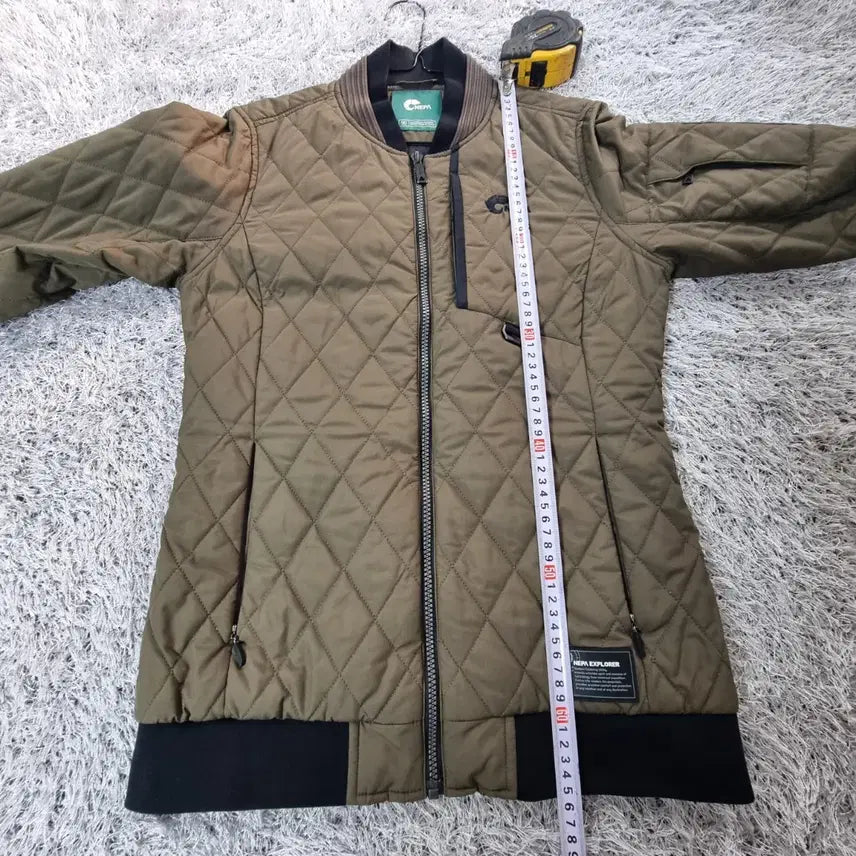 [BUNJANG] Nepa Diamond Quilted Bomber Jacket (Women&