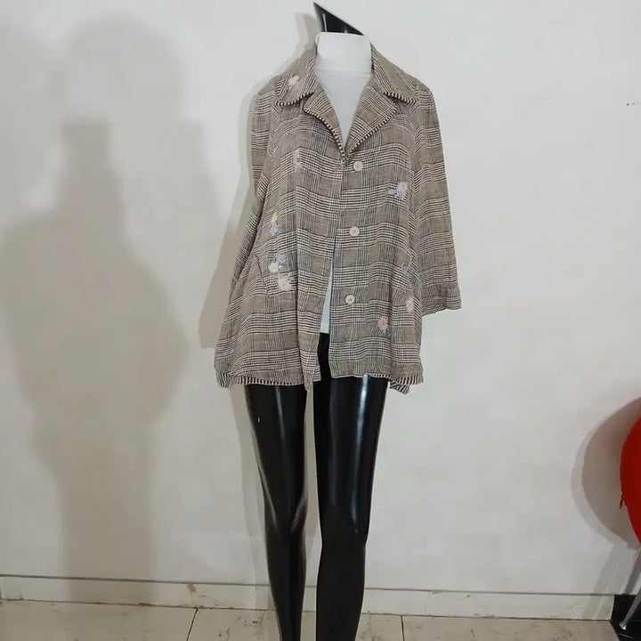 [SOLD OUT] 손정완 자수 매치 마소재 자켓