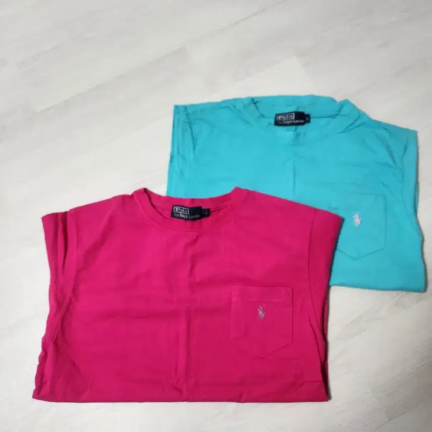 [SOLD OUT] 폴로 랄프로렌 포켓 반팔 티셔츠 퍼플,핑크,하늘