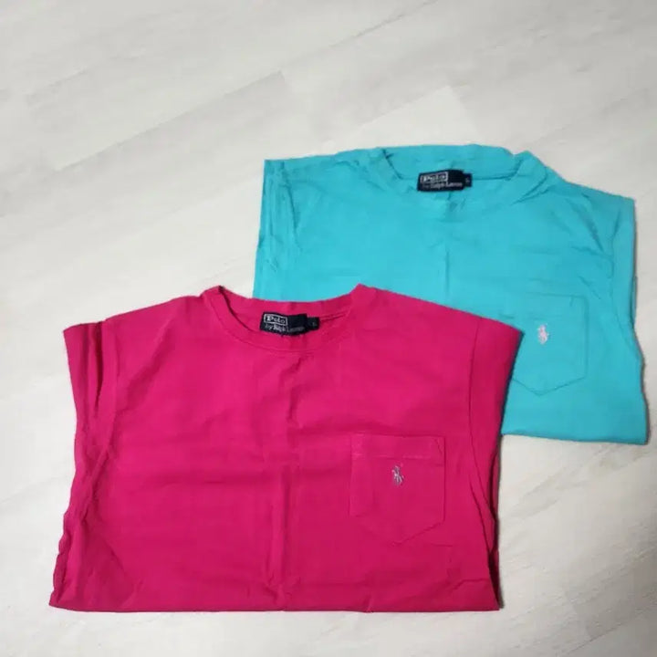 [SOLD OUT] 폴로 랄프로렌 포켓 반팔 티셔츠 퍼플,핑크,하늘