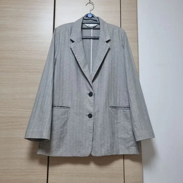 [SOLD OUT] 여성 헤링본 린넨 자켓