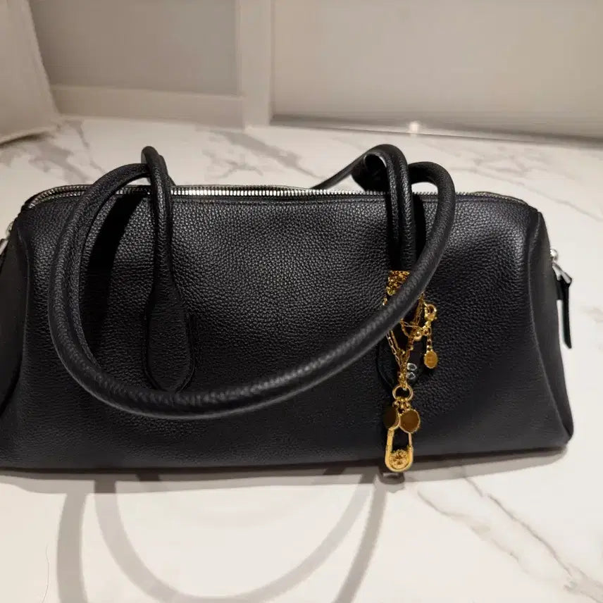 [BUNJANG] TIME Leather Shoulder Bag / TIME 레더 숄더백 블랙