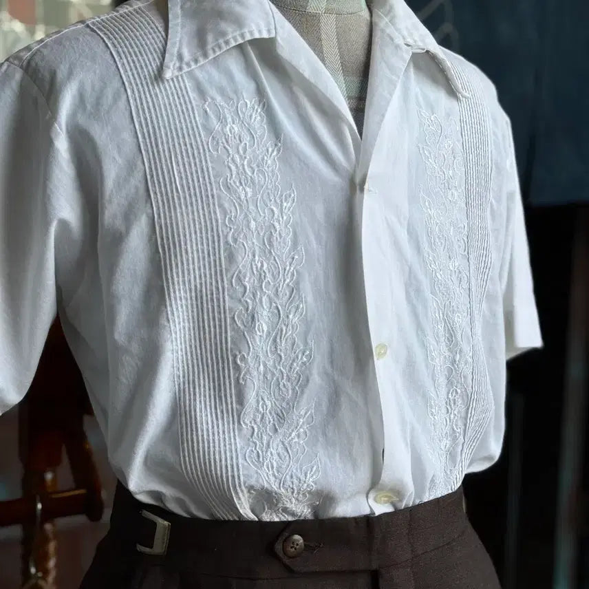 [BUNJANG] Vintage Guyabera Shirt M / 빈티지 구아야베라 셔츠 M