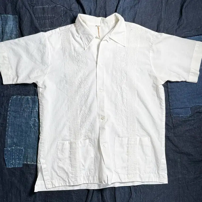[BUNJANG] Vintage Guyabera Shirt M / 빈티지 구아야베라 셔츠 M