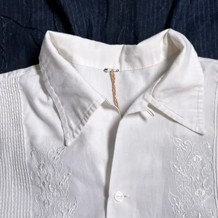 [BUNJANG] Vintage Guyabera Shirt M / 빈티지 구아야베라 셔츠 M