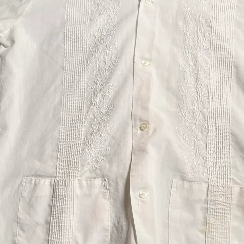 [BUNJANG] Vintage Guyabera Shirt M / 빈티지 구아야베라 셔츠 M