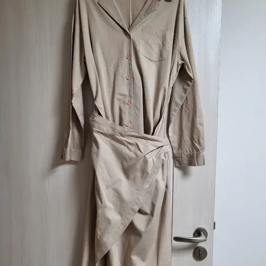 [BUNJANG] Bluemine Wrap Shirt Dress / 블루민 랩 셔츠 원피스