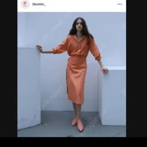 [BUNJANG] Bluemine Wrap Shirt Dress / 블루민 랩 셔츠 원피스
