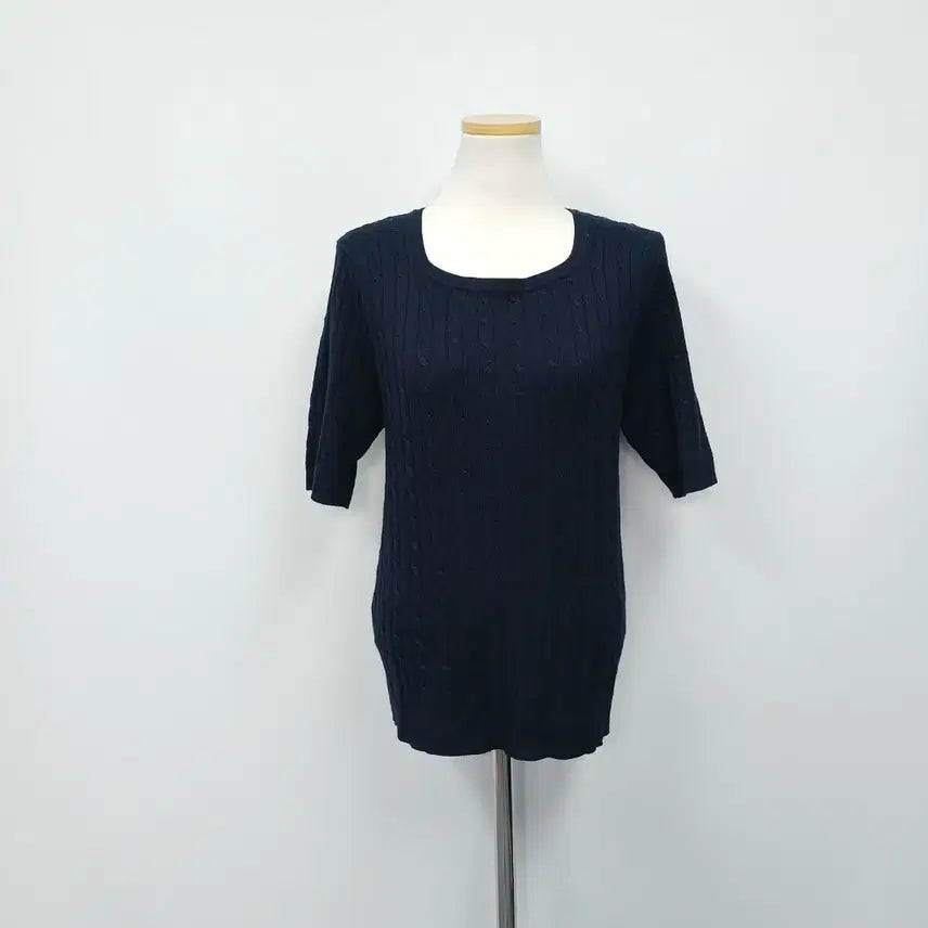 [BUNJANG] The Izzat 23SS Square Neck Knit Top / 더아이젤 23SS 반팔 스퀘어넥 니트 55
