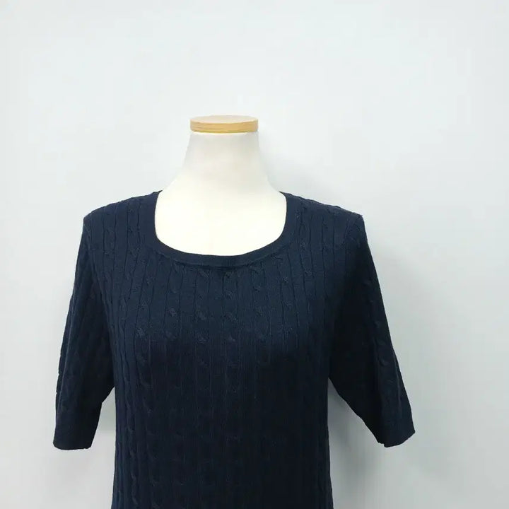 [BUNJANG] The Izzat 23SS Square Neck Knit Top / 더아이젤 23SS 반팔 스퀘어넥 니트 55