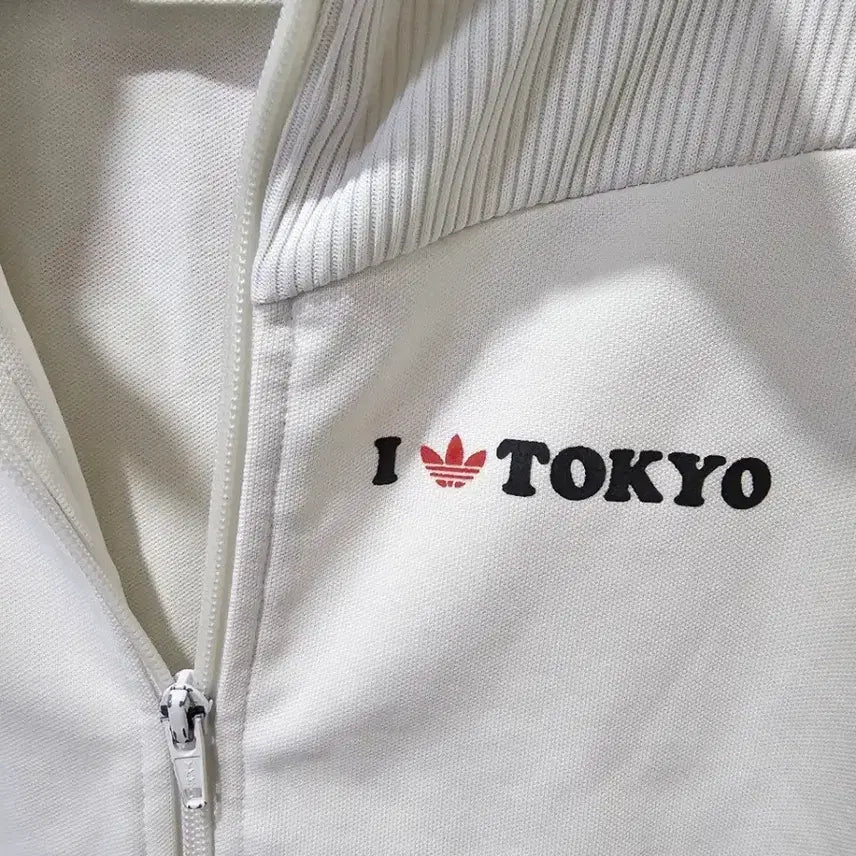 [BUNJANG] Adidas Tokyo Track Top Zip-up Jacket / 아디다스 도쿄 흰빨 트랙탑 져지집업 90~95 S~M