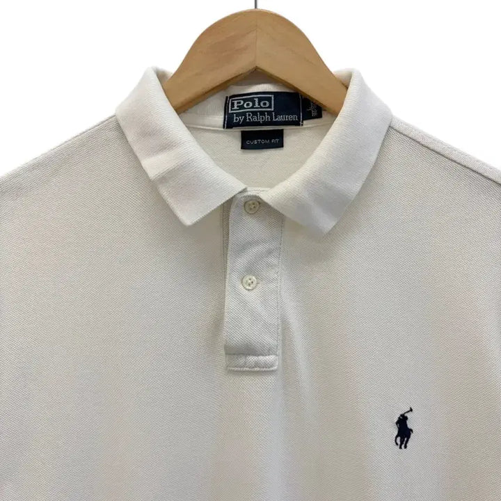 [SOLD OUT] 폴로 반팔 피케티 화이트 (L)