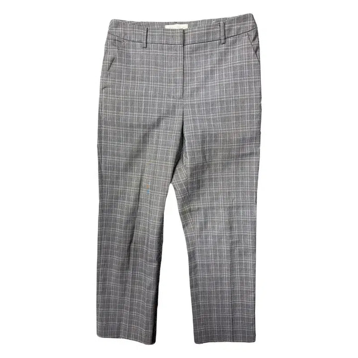 [BUNJANG] Giordano Check Light Gray Slacks / 지오다노 체크 라이트 그레이 슬랙스 26