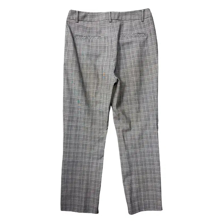 [BUNJANG] Giordano Check Light Gray Slacks / 지오다노 체크 라이트 그레이 슬랙스 26