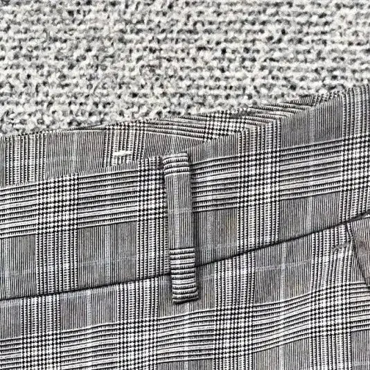 [BUNJANG] Giordano Check Light Gray Slacks / 지오다노 체크 라이트 그레이 슬랙스 26