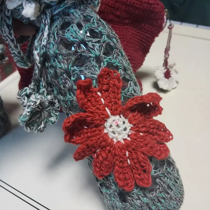 [BUNJANG] Mini Net Bag Water Bottle Holder / 미니 네트백 텀블러백 뜨개가방 새상품