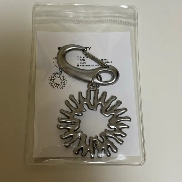 [BUNJANG] 999 Humanity Silver Big Keyring / 999휴머니티 실버 빅 키링