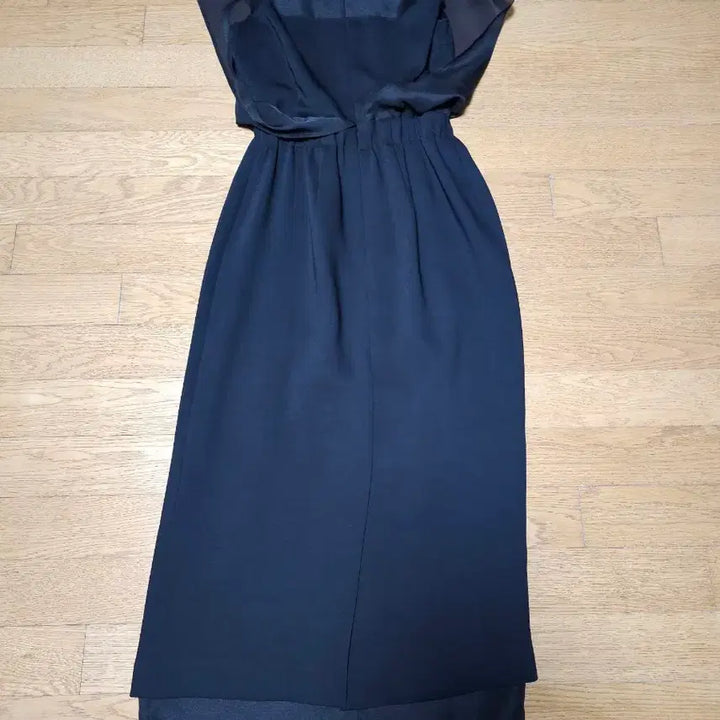 [BUNJANG] Time Drape Sheer Panel Dress / (새상품) 타임 드레이프 시스루 패널 드레스