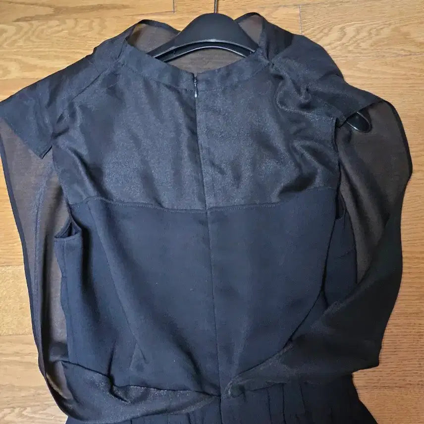 [BUNJANG] Time Drape Sheer Panel Dress / (새상품) 타임 드레이프 시스루 패널 드레스
