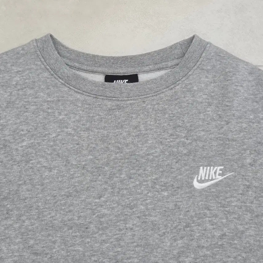 [BUNJANG] Nike Small Logo Sweatshirt Grey M / [M] 나이키 스몰 로고 맨투맨 그레이