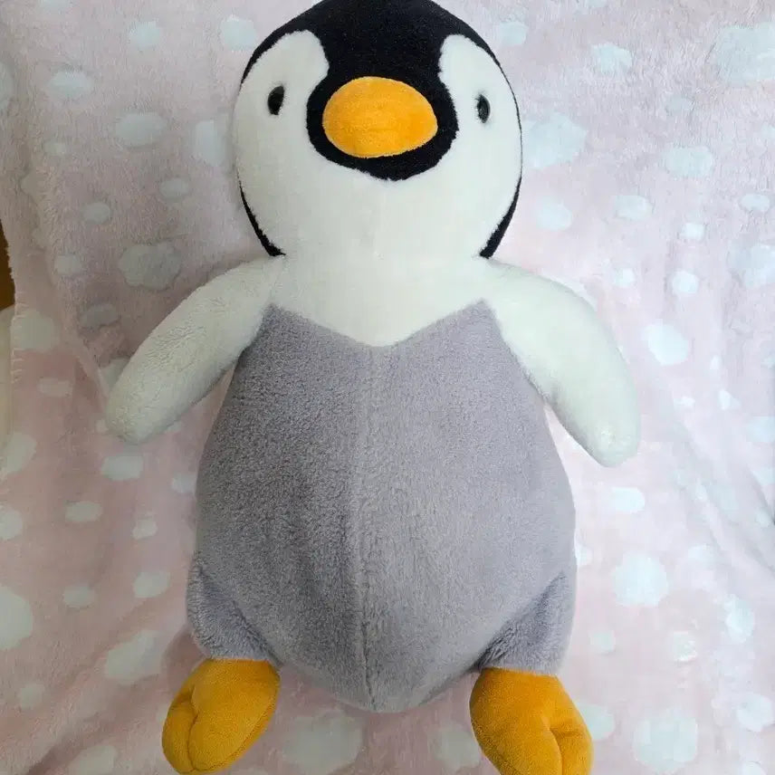 [BUNJANG] Big Size Vintage Penguin Plush Doll / 아기 펭귄 인형 빅사이즈 고전 빈티지 인형