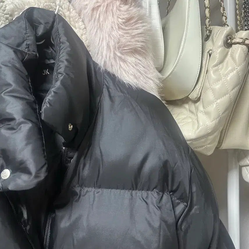 [BUNJANG] Black Puffer Padding Short Jacket / 블랙 푸퍼 패딩