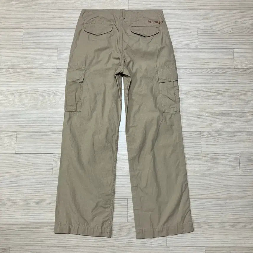 [BUNJANG] Polo Ralph Lauren Ripstop Cargo Pants Beige / [Polo] 폴로 랄프로렌 립스탑 카고 팬츠 베이지