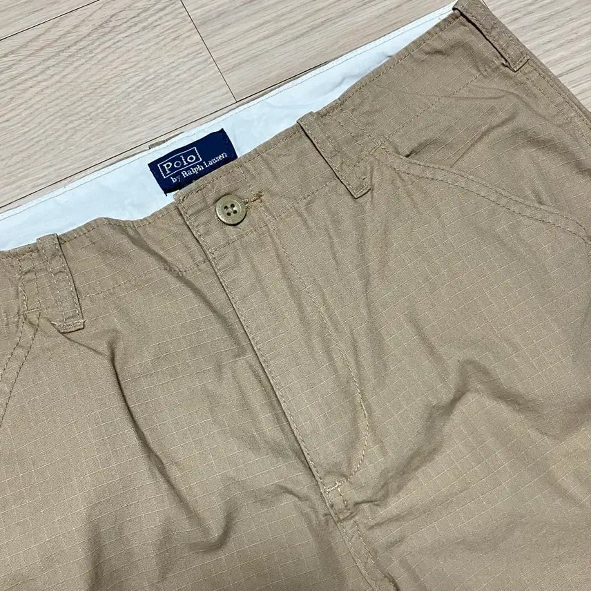 [BUNJANG] Polo Ralph Lauren Ripstop Cargo Pants Beige / [Polo] 폴로 랄프로렌 립스탑 카고 팬츠 베이지