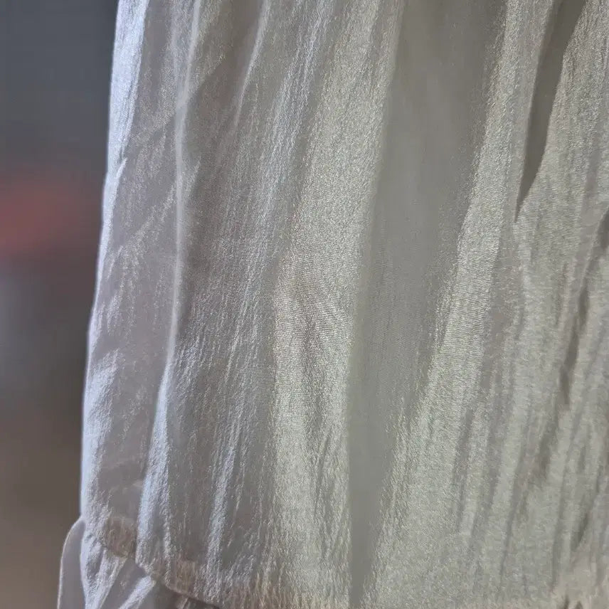 [BUNJANG] Long Tiered Chiffon Skirt / 민트색, 연보라색 펄 롱스커트 44~슬림77까지/샤스커트