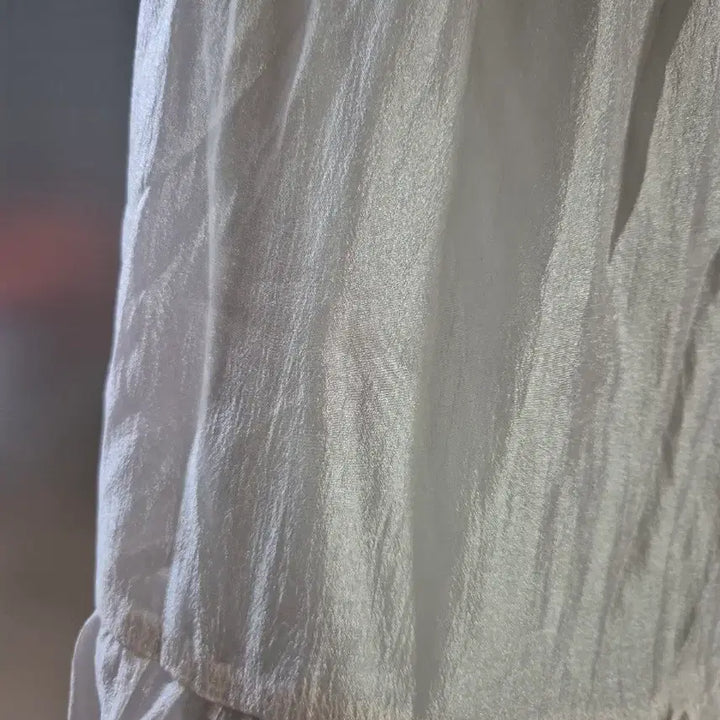 [BUNJANG] Long Tiered Chiffon Skirt / 민트색, 연보라색 펄 롱스커트 44~슬림77까지/샤스커트